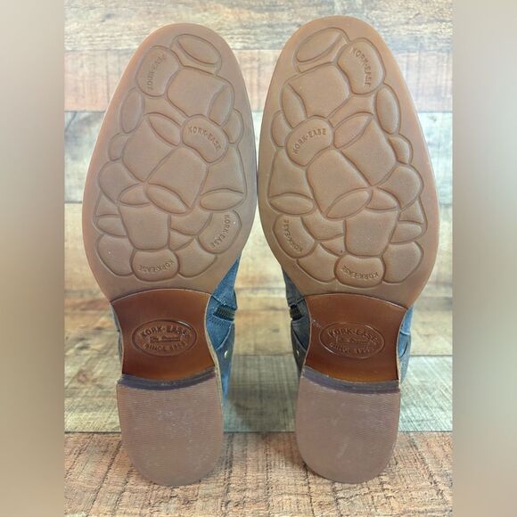 NEW $210 Women's Sz 9 M Kork-ease Kenai Suede Bootie Moto Gray Strap Studded - Picture 4 of 13